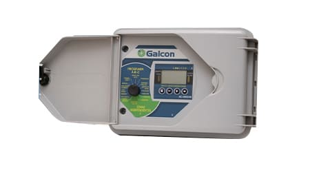 Controlador de Riego para Campo o Invernadero de 8 estaciones. Galcon AC-GQ (IVA 16%)